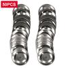 Tambourine     Set 50pcs Stainless Steel for Tambourines Wood Percussion Instruments