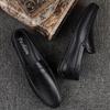Fashion Brand Outdoor Driving Shoes Genuine Leather Men Casual Business Shoes Classic Soft Leather Dress Loafers Antiskid Walking Shoe