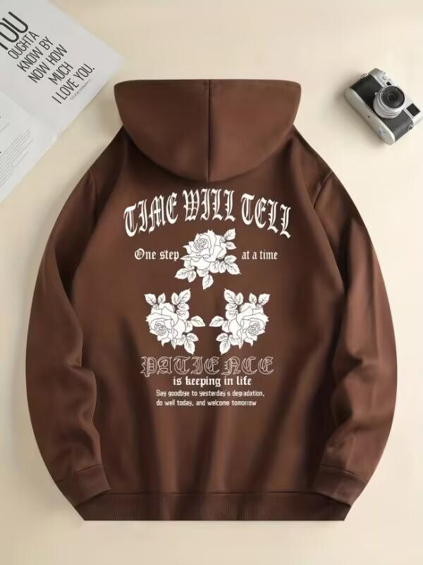 Men's Casual Drawstring Hoodie - Everyday Fashion