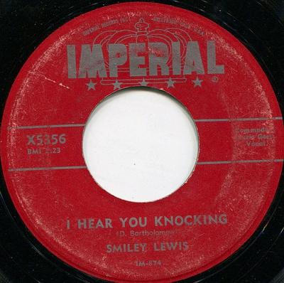 7inch Record SMILEY LEWIS - I Hear You Knocking X5356 Imperial 1955 US Soul/Funk Used