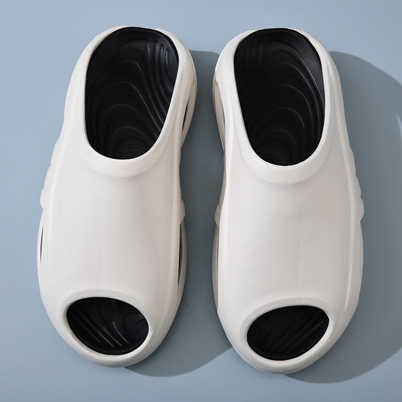 

Slippers men s new summer wear fashion sports indoor thick bottom soft bottom one-word 40-41 білий