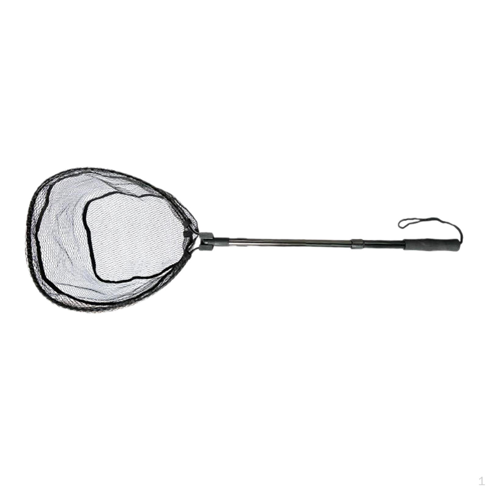 

Аксессуары для рыболовной сети, складная ручка, ловля рыбы, выпускная посадка для гольяна 2 Section Black