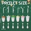 92MF 6 Pcs Simulated Pinecone Pendant Ornament Christmas Decorations Easy To Use For Home Party Garden Decoration