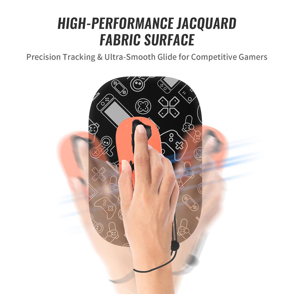 Left + Right Controller Mouse Bracket with Mouse Pad Gaming Controller Mouse Stand Ergonomic Game Handle Case for Switch 2