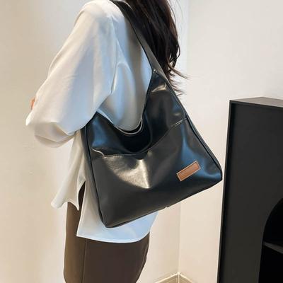 High-texture Small Bag 2025 New Casual Solid Color Women's Bag Popular Large-capacity Retro Shoulder Armpit Bag