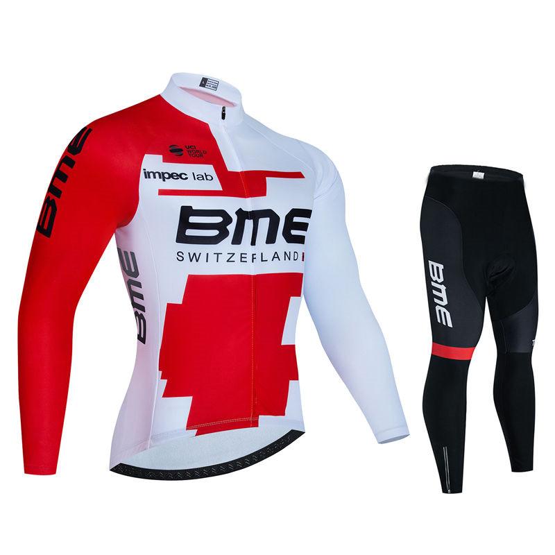 Bmcing Pro 2026 Summer Team Autumn Long Sleeve Cycling Jersey Set Ropa Ciclismo Men Bicycle Clothing MTB Bike Sprotswear Uniform