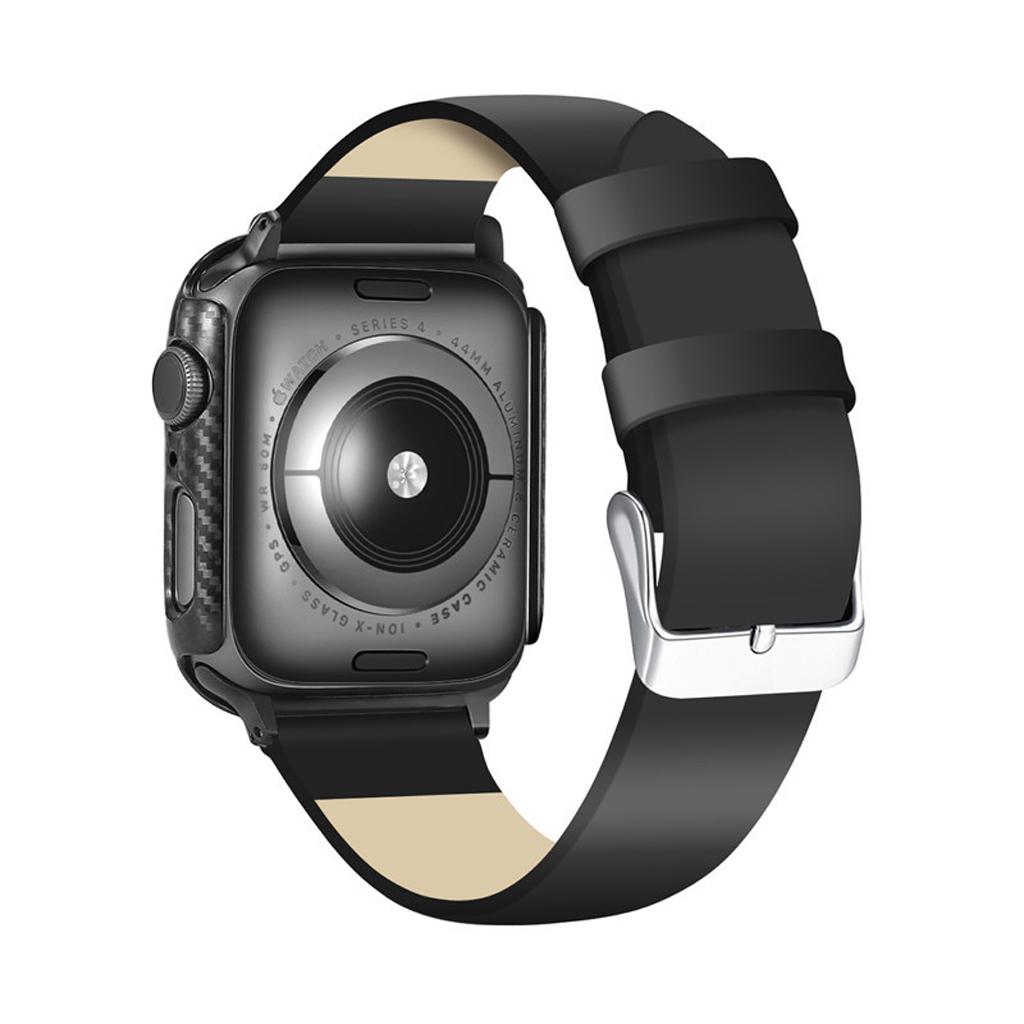 Minimalist Carbon Fiber Protective Watch Case Lines PC Skin Smart Cover for Watch Series
