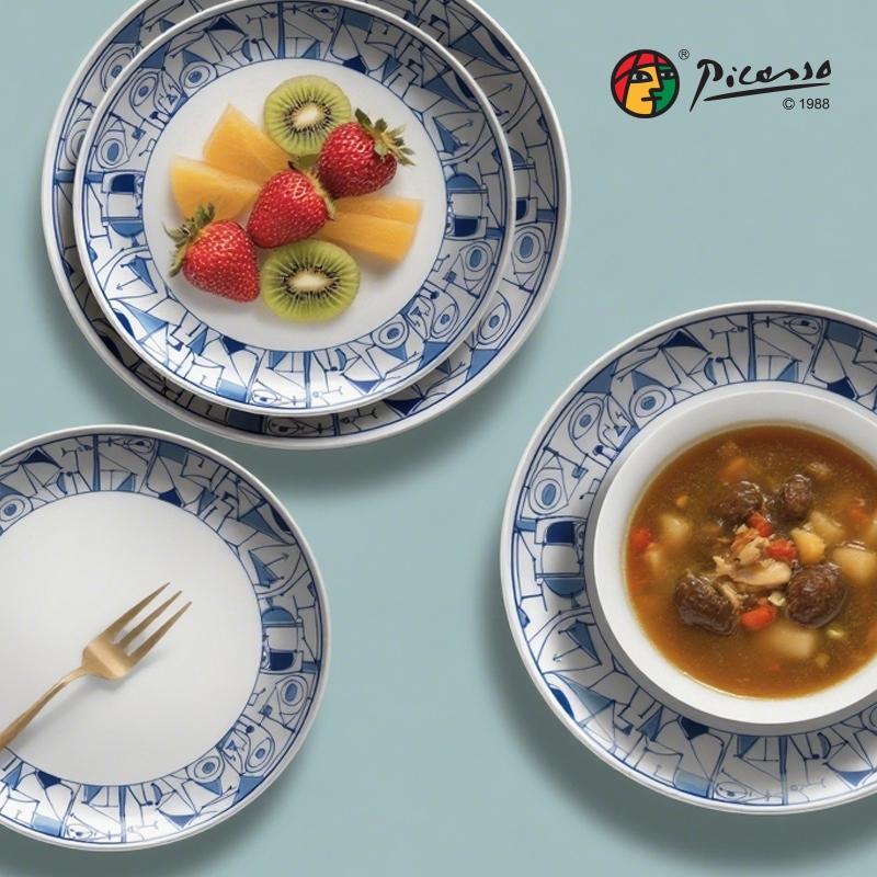 Picasso 'Kitchen' Art 10-Piece Dinnerware Set