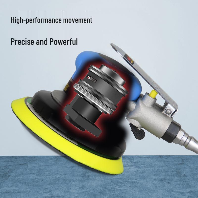 Gaobao 5" Pneumatic Sander & Polisher for Metal, Car, and Stone.