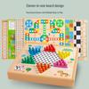 Multi-game Board Set: Ludo, Five-in-a-Row, Chinese Chess, Checkers, Animal Adventure, Kids' Chess
