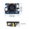 5V5A PD Leistungsmodul für RPi 5, PD Eingang, Weitbereichseingang, Mehrere Schnittstellen mit Lüfter