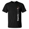 2025 Fantastici T-shirt Uomo Rosa Nero Di Depeche Mode Maglietta Casual Oversize T-shirt A Doppia Faccia Magliette Maschili Grafica