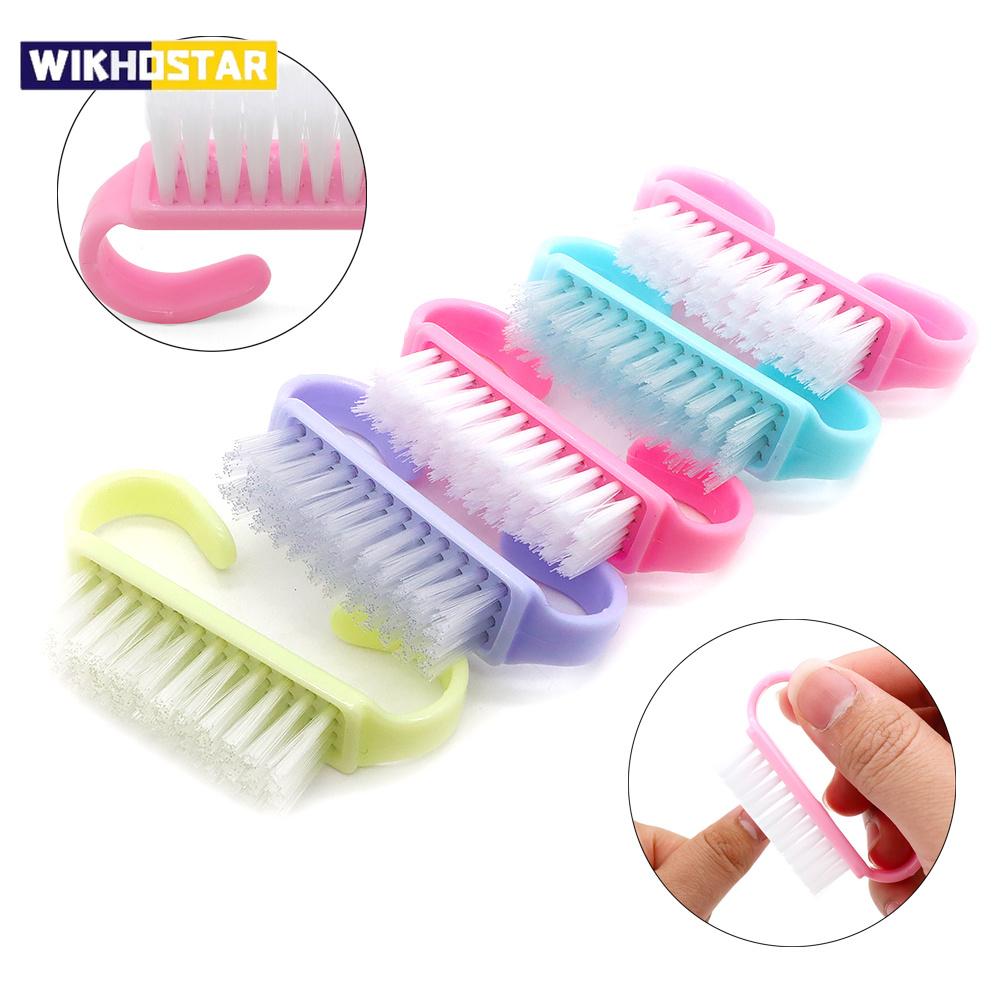 1Pc Nail Cleaning Brushes Manicure Pedicure Soft Hair Remove Dust Powder Hand Scrubbing Clean Brush For Nail Care Makeup