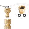 Universal Garden Hose Adapter Brass Quick Connect Fittings Replacement Accessory for Watering System