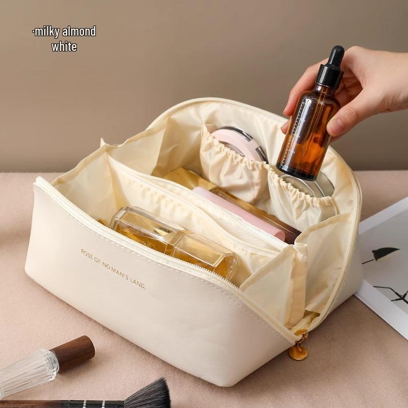 Large Capacity Portable Makeup Bag for Women - Travel Cosmetics & Toiletries Storage