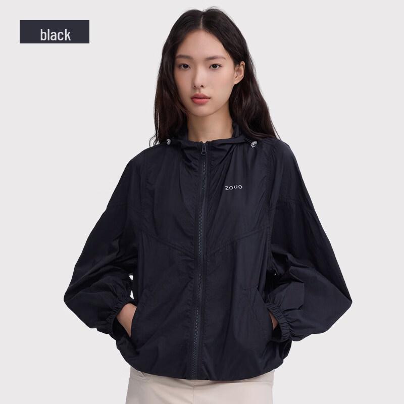 Zauo Women s Summer 2026 Hooded Sun Protection Jacket