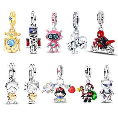 Charmscopper Character Pendant Series Charms Beads Fits 3Mm Original Bracelet Necklace Women Diy Fine Jewelry Gift