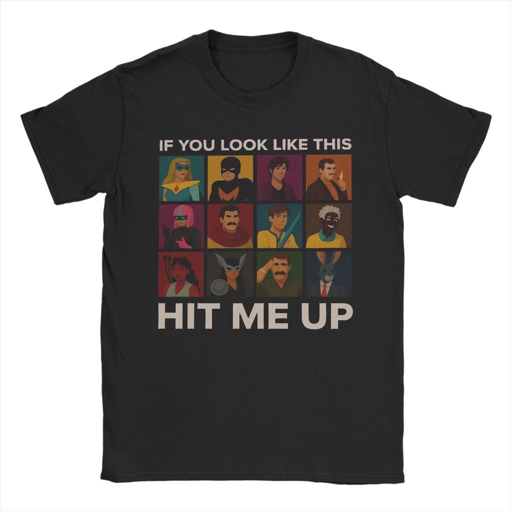 Novelty Dispatch Game T-Shirt for Men Round Neck Cotton T Shirt Character Short Sleeve Tees Birthday Present Clothes