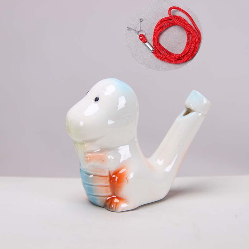 Keramisk Vattenfågel Ocarina Visselpipa - Barns Musikinstrument & Turist Hantverk