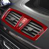 Real Soft Carbon Fiber Sticker For Renault Megane RS 2009 2010 2011 2012 2013 2014 2015 LHD RHD Car Center Console Air Outlet