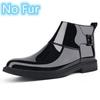 Fashion High Quality Men Chelsea Boots Genuine Leather Male Outdoor Footwear Zip Waterproof Ankle Boots New Mens Fashion Dress Boots