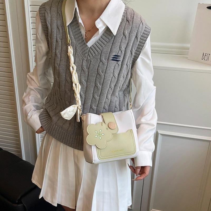 This summer women's bags 2 new trendy high-end light luxury niche bucket bags messenger bags