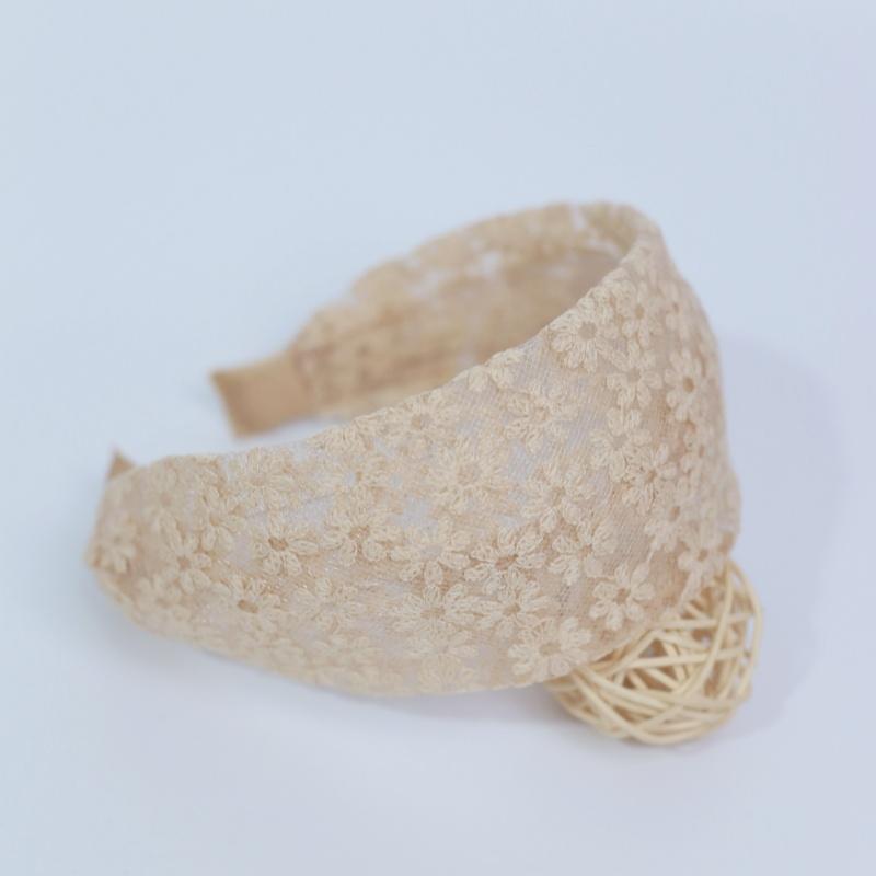 Fascia per Capelli in Pizzo Nuova Estiva Primaverile Traforata Elegante Pizzo Ricamato Fascia per Capelli da Donna Accessori per Capelli Fasce