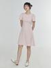 Adore Bell Logo Back Slit Dress - Pink