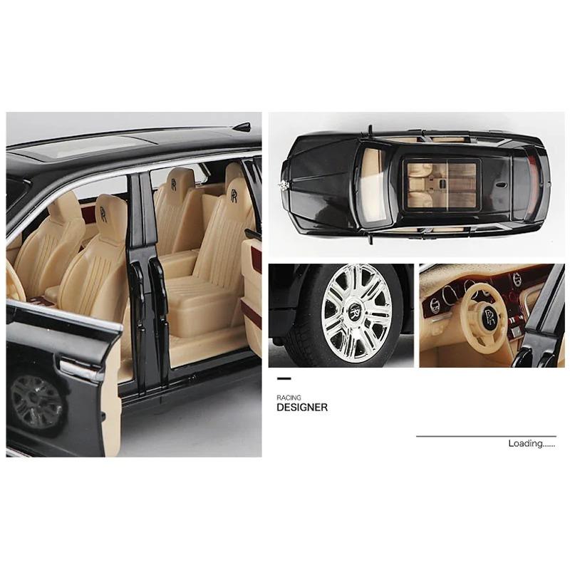 1/24 Rolls-Royce Cullinan Model samochodu Metalowy model samochodu Odlew ciśnieniowy samochodu Zabawka dla dzieci Prezent Kolekcjonerskie przedmioty Darmowa wysyłka