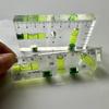 Acrylic Mini Level Ruler T-shaped Clear Strong Magnetic High Precision Electricians Convenient Level Tool for Home Improvement