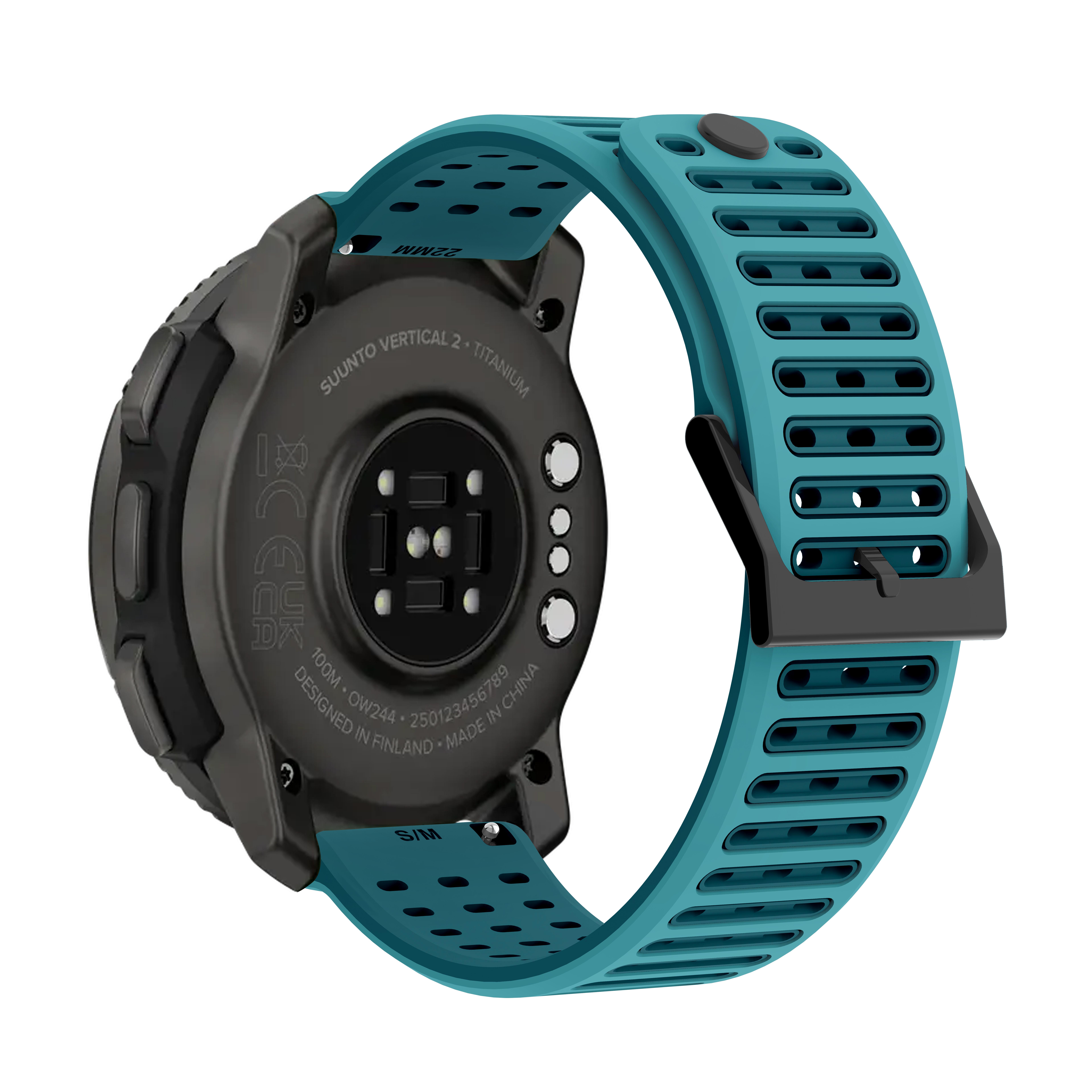 

Силиконовый ремешок 22 мм для Suunto 5 9 Peak Pro/RACE S/Run/Ocean 1:1 Официальный ремешок для часов Suunto Vertical 2 Браслет 22mm озеро синий