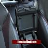 In-Car Armrest Pad Cover Center Console Box PU Leather Cushion Mat Accessories