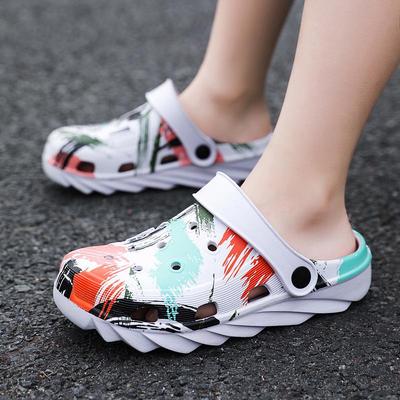 Herren Graffiti Strand-Slipper - Atmungsaktiv, Leicht, Rutschfest für Kinder & Erwachsene