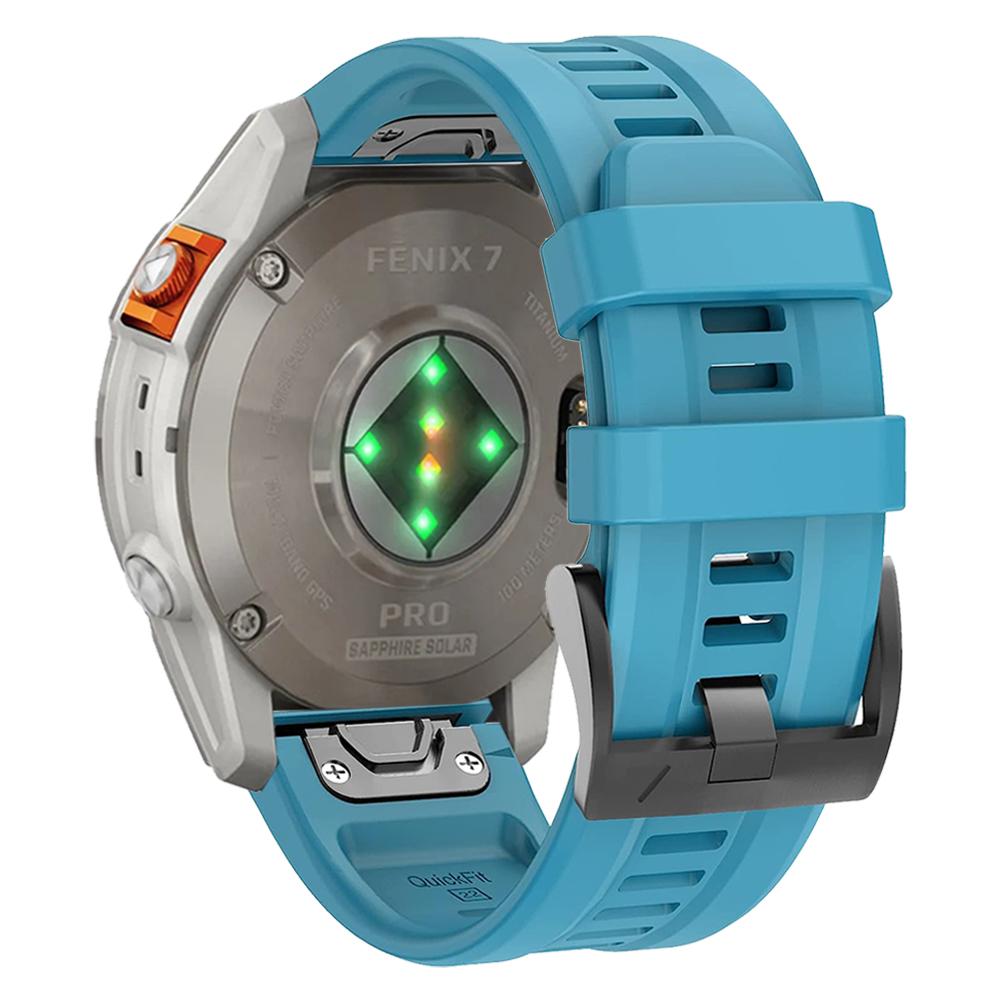 Sports Silicone Watch Band For Garmin Fenix 7 7X Pro 6 6X 5 5X Plus/Epix 2 47mm 51mm/TACTIX/965 QuickFit 26mm 22mm Wrist Strap