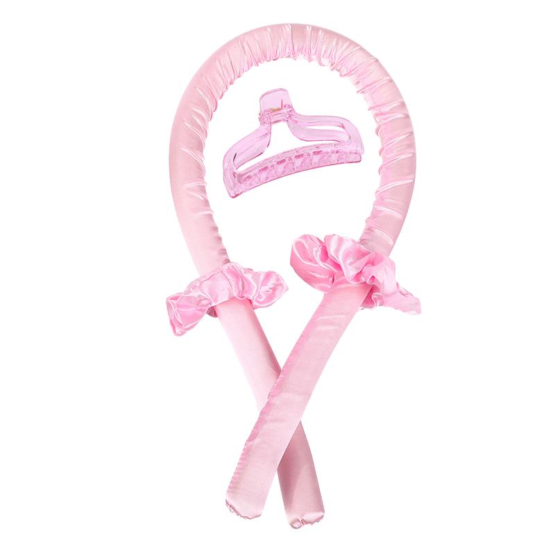 Heatless Curling Rod Headband No Heat Silk Curls Ribbon Hair Rollers Sleeping Soft Lazy Hair Curlers Foam Rod Hair Styling Tools