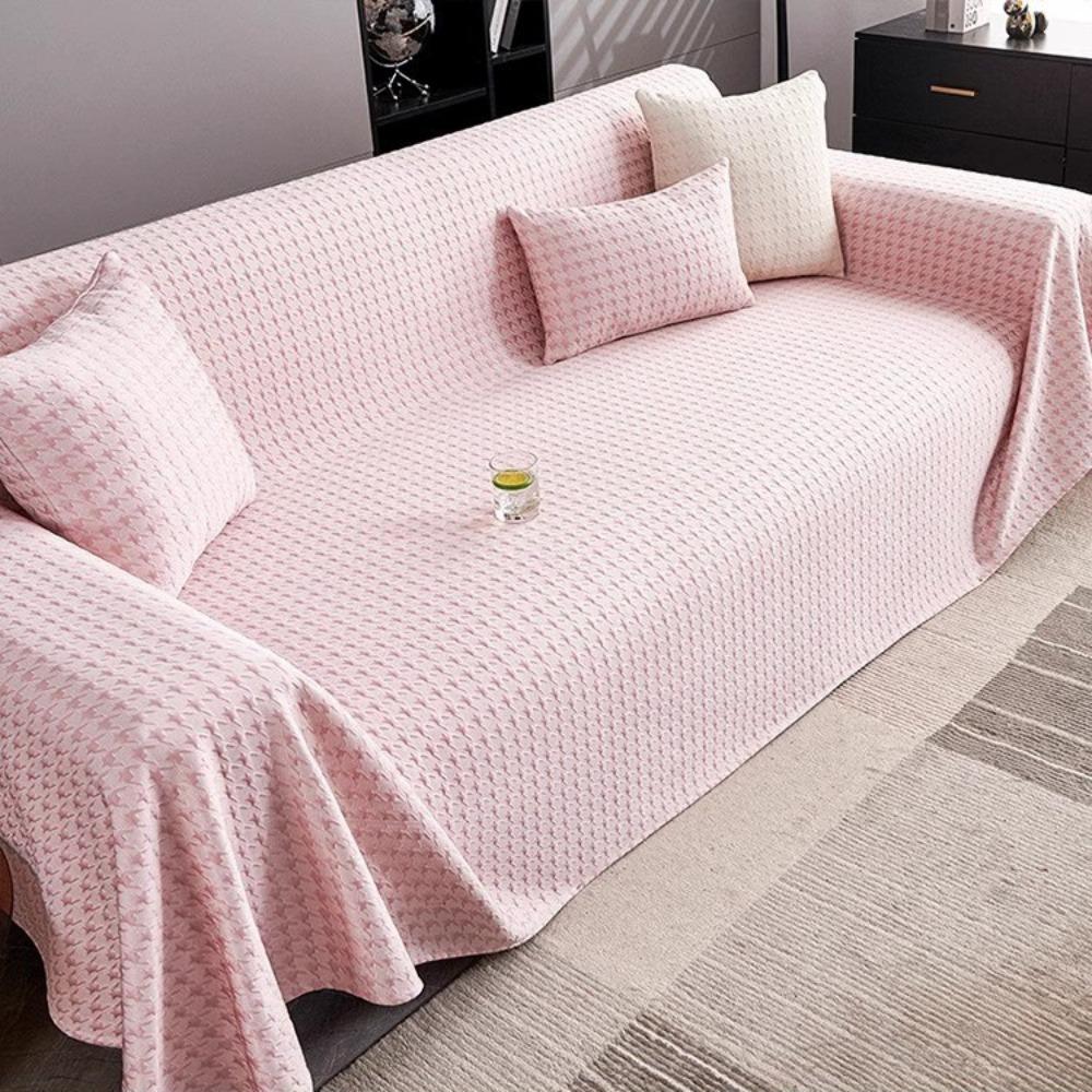 Cool feeling ice silk sofa cover cloth towel 2025 new summer mat summer sofa cushion cover universal blanket full cover