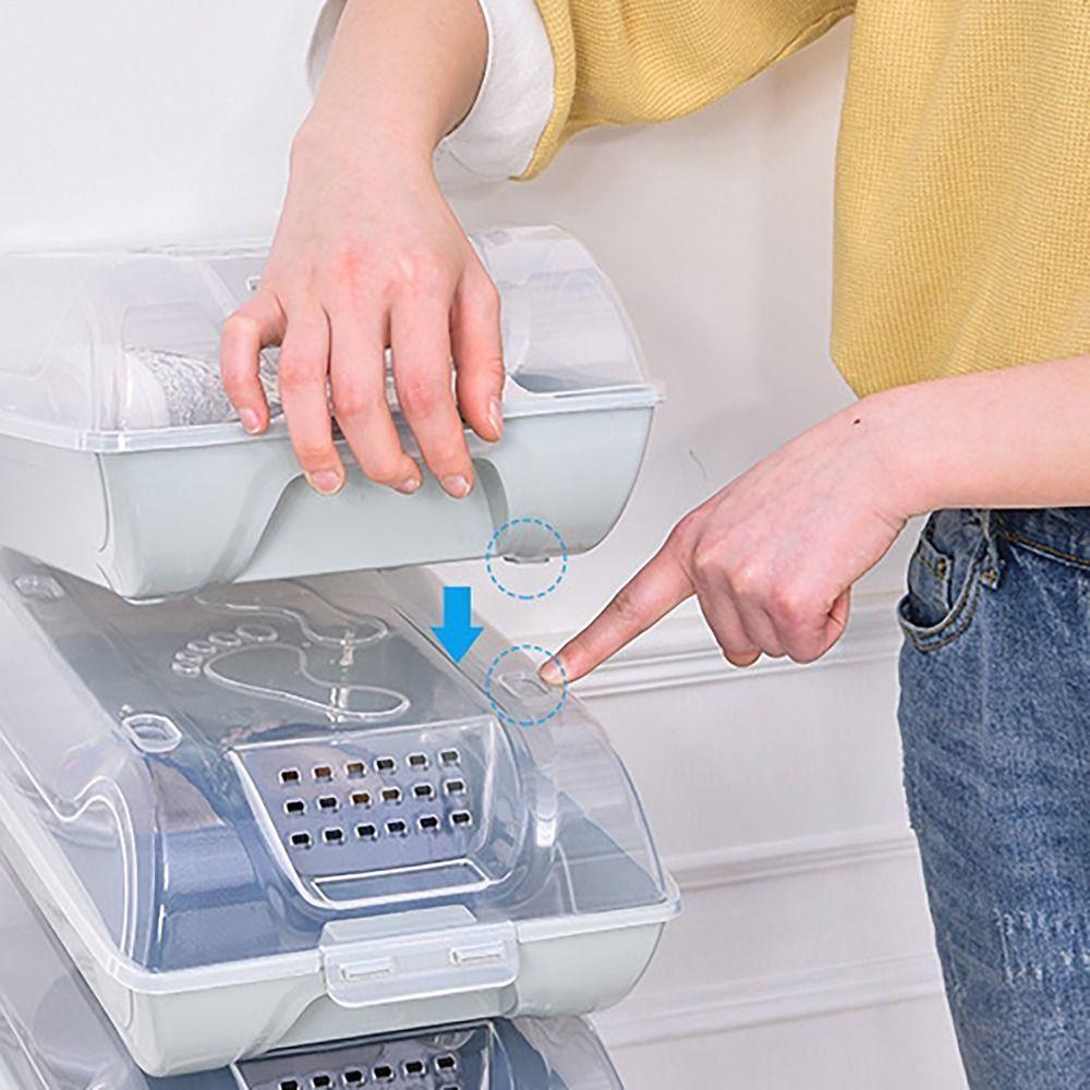 Dustproof Shoe Box Thickened Shoe Cabinet Space Saving Shoes Organizers  for Home