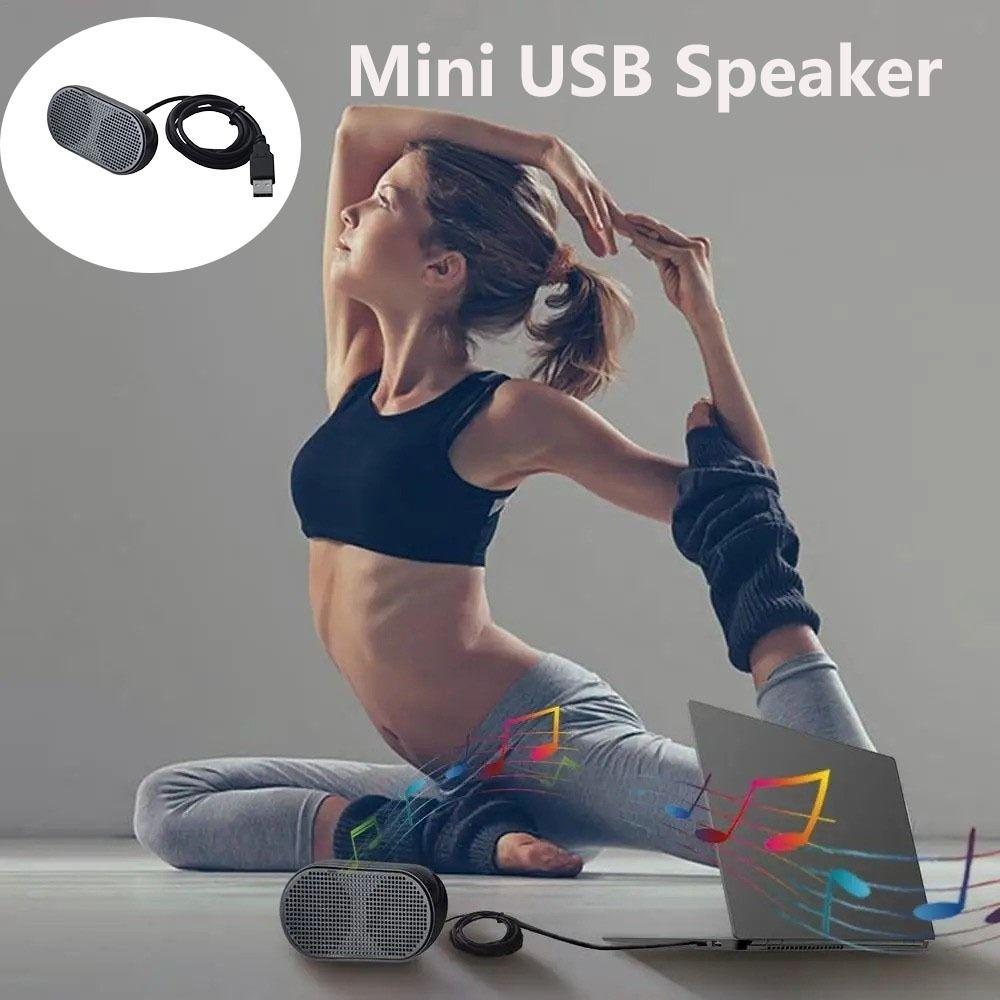 Stereo Sound Mini USB Speaker Mini Size Multimedia Speaker Music Playing Device  Notebook Use