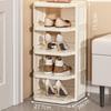 8-layer Stackable Shoe Rack, Suitable for DIY Free-standing Shoe Storage Bags In Wardrobes, Small and Narrow Spaces, Plastic