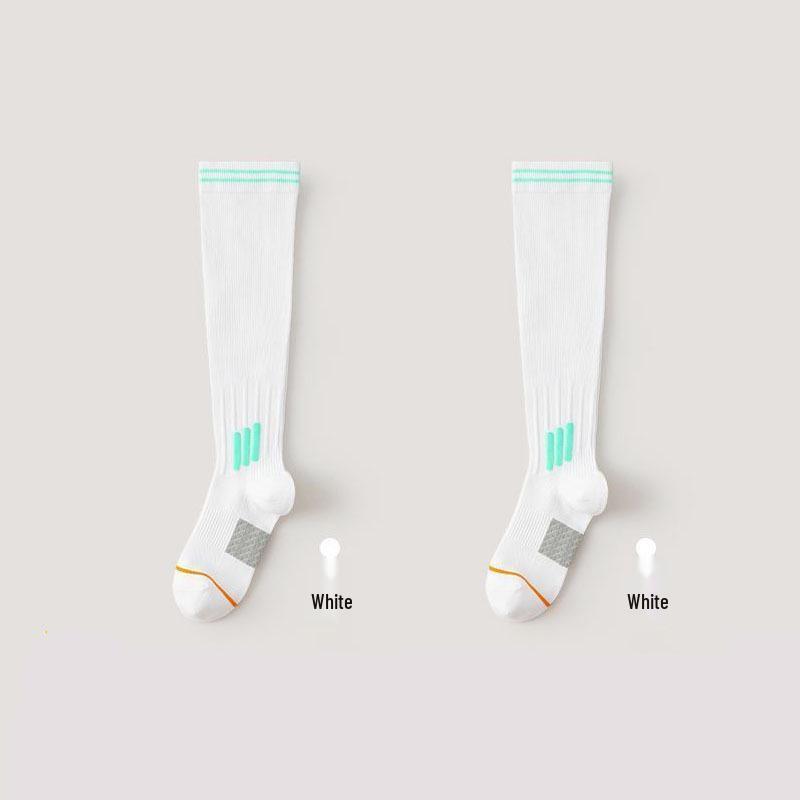 Professional Grade Long Compression Socks for Yoga, Fitness, Sports, Jump Rope, and Pilates with Non-Slip Design