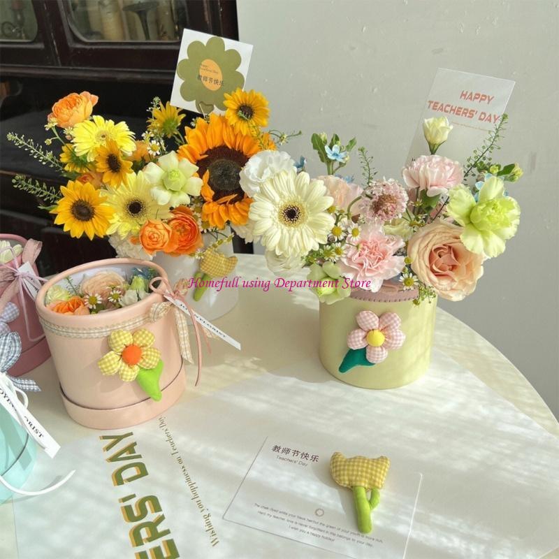 Blomlåda Rund Papppresentlåda Bröllopsfest Rosblomma Förpackning Dekorationer Alla Hjärtans Dag Presenter Tillbehör