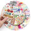 50pcs Love Reading Inspirational English Graffiti Stickers for Creative Phone and Notebook Decor