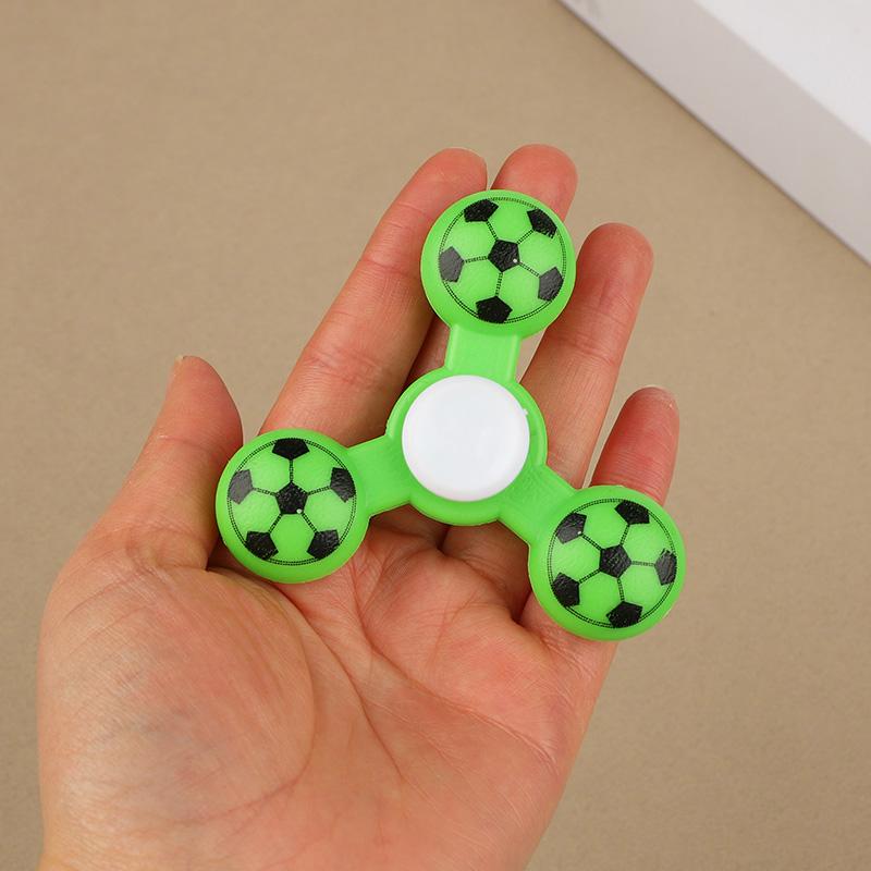 12pcs Soccer Finger Spinners Gyro Toys for Kids Football Birthday Party Favors Goodie Pinata Filler School Rewards Holiday Gift