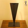 Black Wrought Iron Ikebana Flower Vase for Simple Living Room or Hotel Entrance Decor