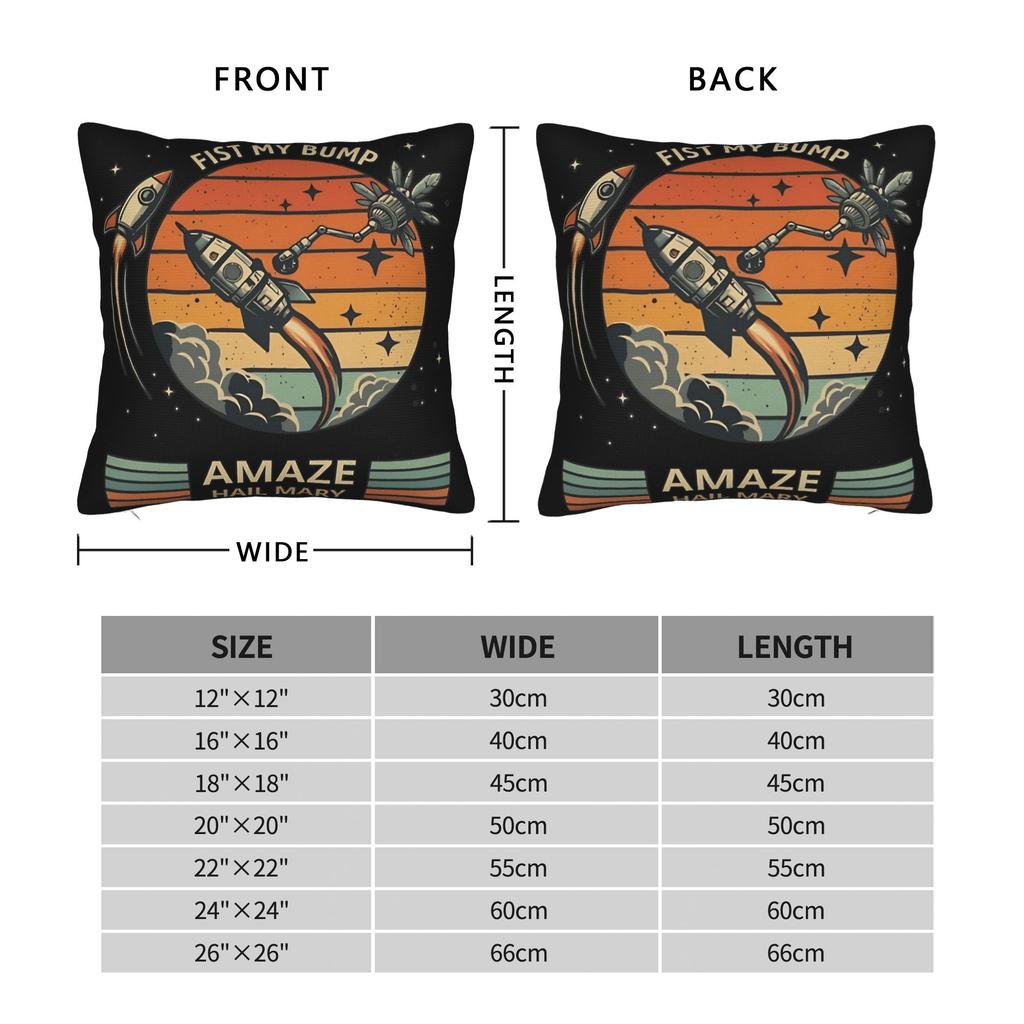 Pillow Case Project Hail Mary First My Bump Amaze Comfy Pillow Cover For Office Car Home Decor Cute Funny Pillowcases