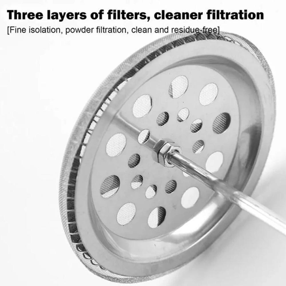 French Press Coffee Maker with Filter Multifunctional Coffee Brewer Heat Resistant Pour Over Coffee Tea Pot for Travel Camping