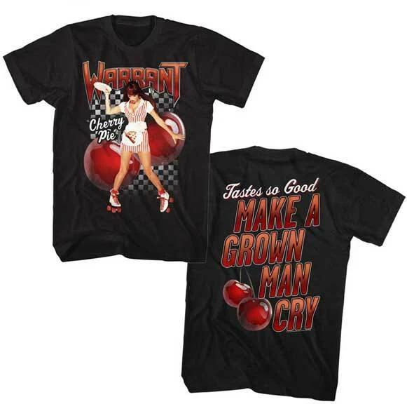 Warrant Cherry Pie Rollerskate Waitress Make A Grown Man Cry Men s T Shirt 3XL