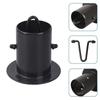 Black Stainless Steel Rain Chain Gutter Adapter Decorative Catcher Cup Suitable for Optimal Rainwater Collection