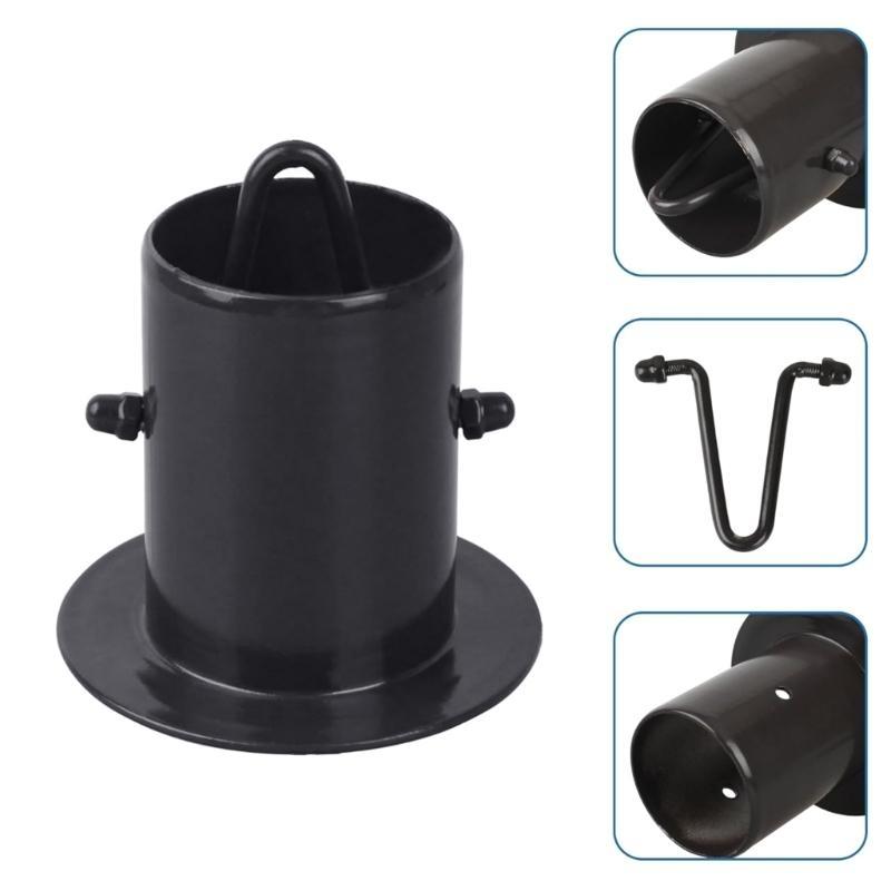 Black Stainless Steel Rain Chain Gutter Adapter Decorative Catcher Cup Suitable for Optimal Rainwater Collection