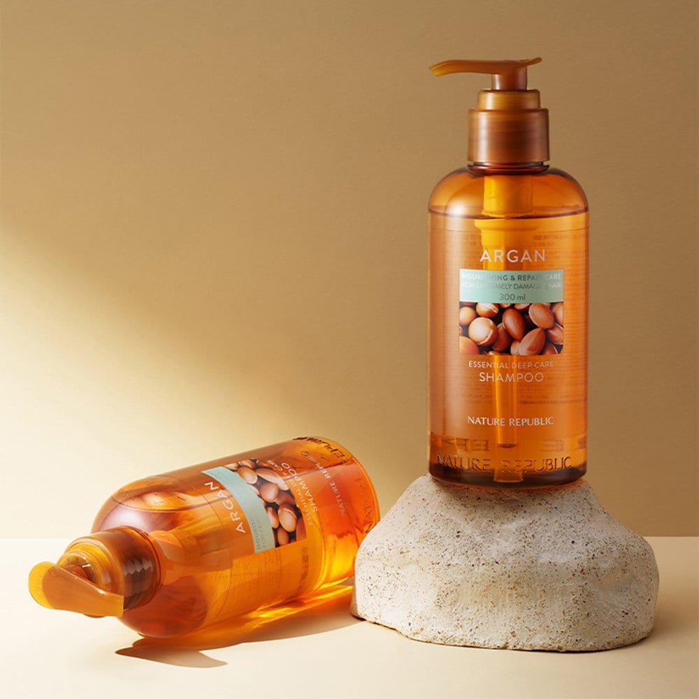 [Damaged Hair·Nutrient] 1+1 Argan Essential Deep Care Shampoo 300ml